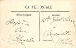 CPA Caen Vue Generale du Chateau Prise de Saint Pierre