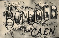 POSTAL Caen de la VENDIMIA hola