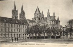 CPA Caen Eglise Saint Etienne Abside