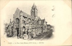 CPA Caen Le vieux Saint Etienne 