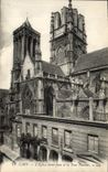 Iglesia Saint Jean de Caen de la POSTAL de la VENDIMIA y la torre inclinada