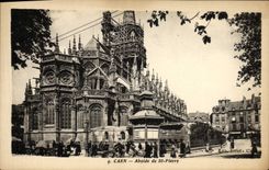 CPA Caen Abside de St Pierre 