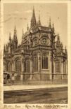 CPA Caen Eglise St Pierre L'abside