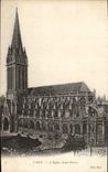 CPA Caen L'Eglise Saint Pierre