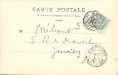 VINTAGE POSTCARD Caen Train station Holy Martin