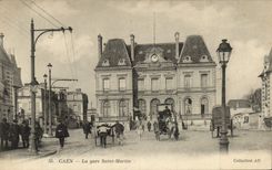 CPA Caen La gare Saint Martin