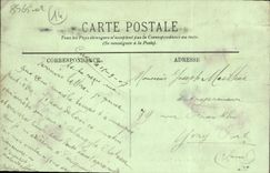 POSTAL Caen de la VENDIMIA el jardín botánico