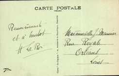 POSTAL Caen de la VENDIMIA la casa de Catrans