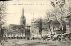 El viaje Leroy de Marchel del Saint Pierre del bulevar de Caen de la POSTAL de la VENDIMIA va cubierto
