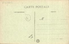 Mercado de Caen de la POSTAL de la VENDIMIA de la TAPA de la tienda de los pescados