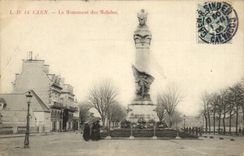 CPA Caen Le Monument des Mobiles 