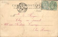 Monumento de Caen de la POSTAL de la VENDIMIA de los móviles del Apple-brandy