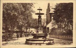 CPA Caen Fontaine des Trois Graces