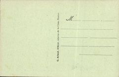 El estilo griego de las cortes de ley de Caen de la POSTAL de la VENDIMIA neo un peristyle tiene columnas