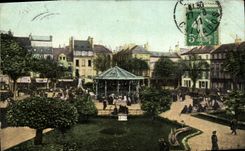 CPA Caen Place de la Republique 