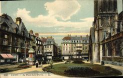 POSTAL Caen de la VENDIMIA el Saint Pierre del lugar
