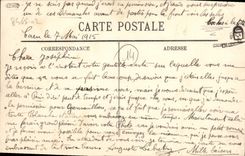 POSTAL Caen de la VENDIMIA el Saint Pierre del lugar