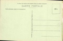 La POSTAL Caen de la VENDIMIA pone la república en el Eglise inferior Notre Dame
