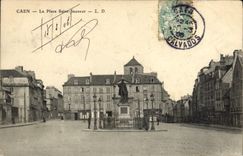 CPA Caen La Place Saint Sauveur 