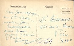 La POSTAL Caen de la VENDIMIA el lll y el St Jean de Alejandro del lugar de la calle viaja en tranvía