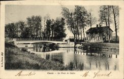 POSTAL Caen de la VENDIMIA el puente del cáliz