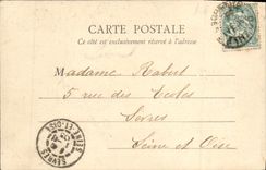 POSTAL Caen de la VENDIMIA el puente del cáliz