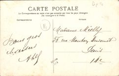 POSTAL Caen de la VENDIMIA el puerto y la esclusa de los barcos grandes del lavabo