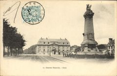 CPA Cascrne Hamelin Caen Militaria 