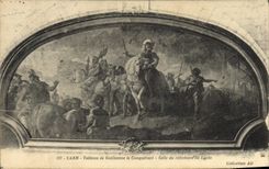 CPA Caen Tableau de Guillaume le Conquerant salle du refectoire du lycee