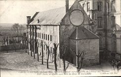 POSTAL Caen de la VENDIMIA la vieja sala de espera del personal de la universidad