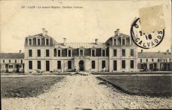 POSTAL Caen de la VENDIMIA la nueva casa de la central del hospital