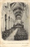 CPA Caen La Nef de l'Eglise de la Sainte Trinite Abbaye aux Dames