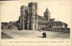 Iglesia de Caen de la POSTAL de la VENDIMIA de la trinidad junto en el sur occidental