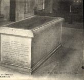 Iglesia de Caen de la POSTAL de la VENDIMIA de la trinidad la tumba de la reina de Matilde