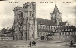 CPA Caen Eglise de la Trinite Vue d'ensemble