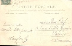 POSTAL Caen interior de la VENDIMIA de la iglesia de Notre Dame