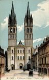 CPA Caen L'Abbaye aux Hommes Facade 