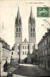 CPA Caen Eglise St Etienne