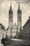 POSTAL Caen de la VENDIMIA la iglesia St. Etienne