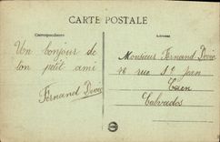 CPA Caen Rue et Tour Saint Jean Coiffeur Barbe Taillee