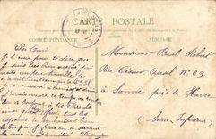 CPA Caen Rue Le Theatre 