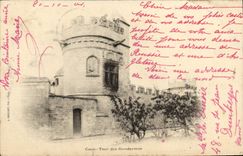 Vuelta de Caen de la POSTAL de la VENDIMIA de los gendarmes