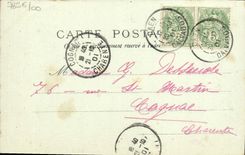 Vuelta de Caen de la POSTAL de la VENDIMIA de los gendarmes