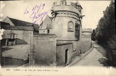 CPA Caen La Tour des Gens d'Armes 
