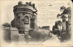 CPA Caen La Tour des Gens d'Armes 