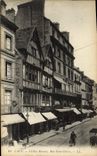 VINTAGE POSTCARD Caen Old women Houses Street Evrard Saint Pierre