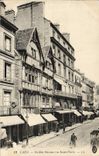 CPA Caen Vieilles Maisons Rue Saint Pierre Levrard