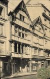 CPA Caen Les Maisons de Bois Rue Saint Pierre Levrard