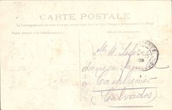 VINTAGE POSTCARD Caen Houses of Wood Street Jean Saint