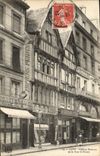 CPA Caen Vieilles Maisons de la rue St Pierre Levrard